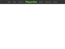 Tablet Screenshot of playerline.com